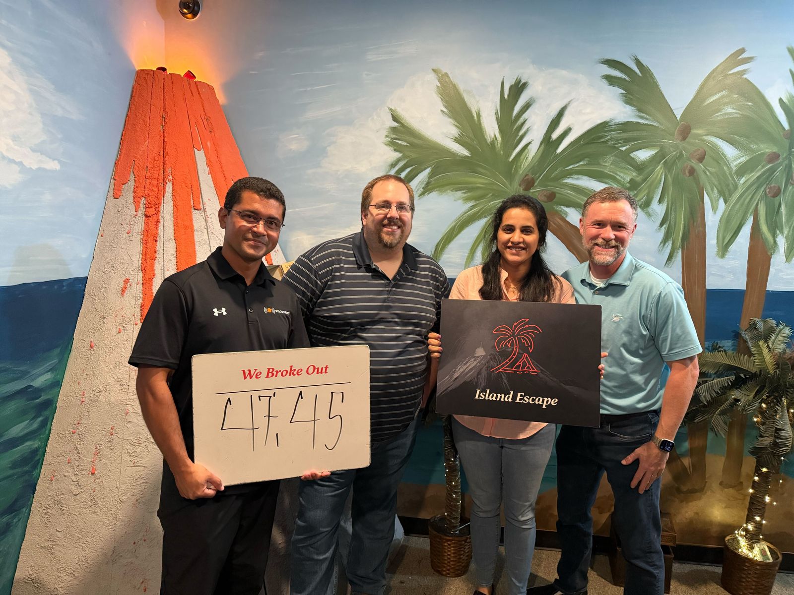 Escape room, beaten with 47 seconds to spare